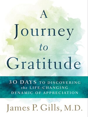 cover image of A Journey to Gratitude